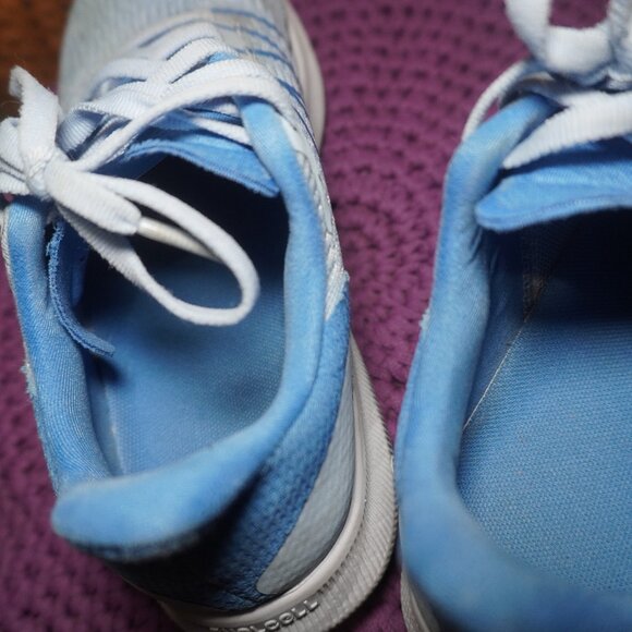 New Balance Womens Light Blue Yellow FuelCell Propel v2 Running Shoes Size 6 - Picture 7 of 8